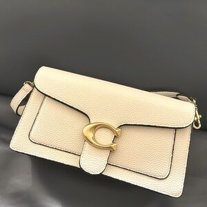 COACH Tabby 26 Polished Pebble Leather Shoulder Bag